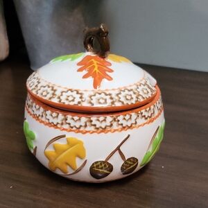 Temp-Tations Harvest Ceramic Bowl with Lid